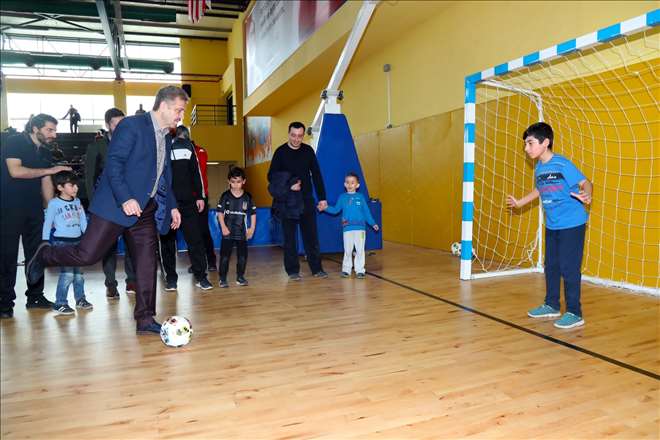Gaziosmanpaşa´da Baba-Oğul Futsal Heyecanı