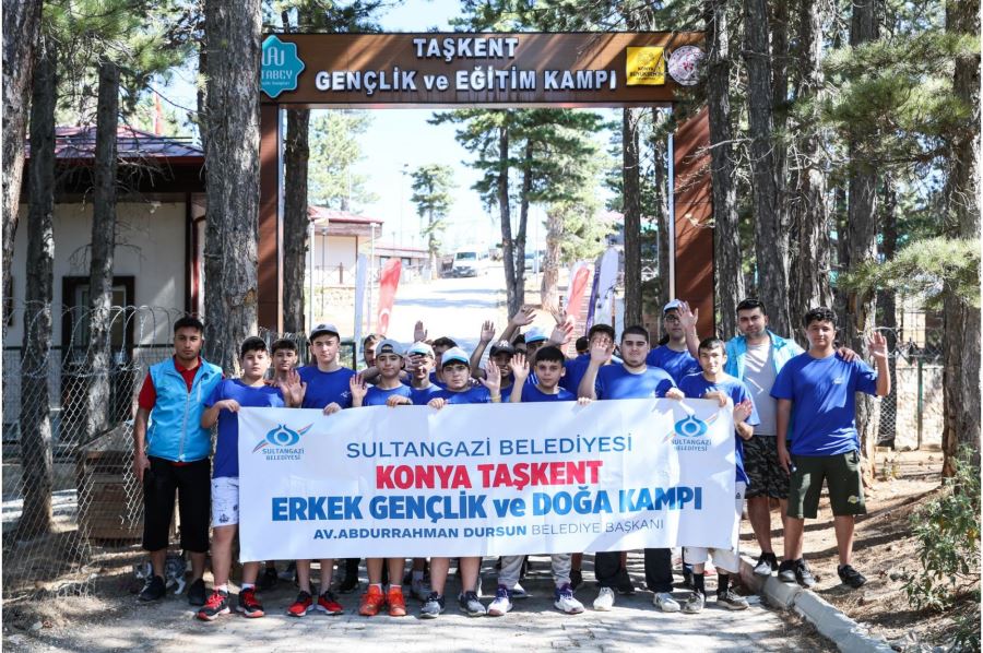 Sultangazi Belediyesi Gençlik Kampı, Konya Taşkent’te Gençleri Coşturdu!