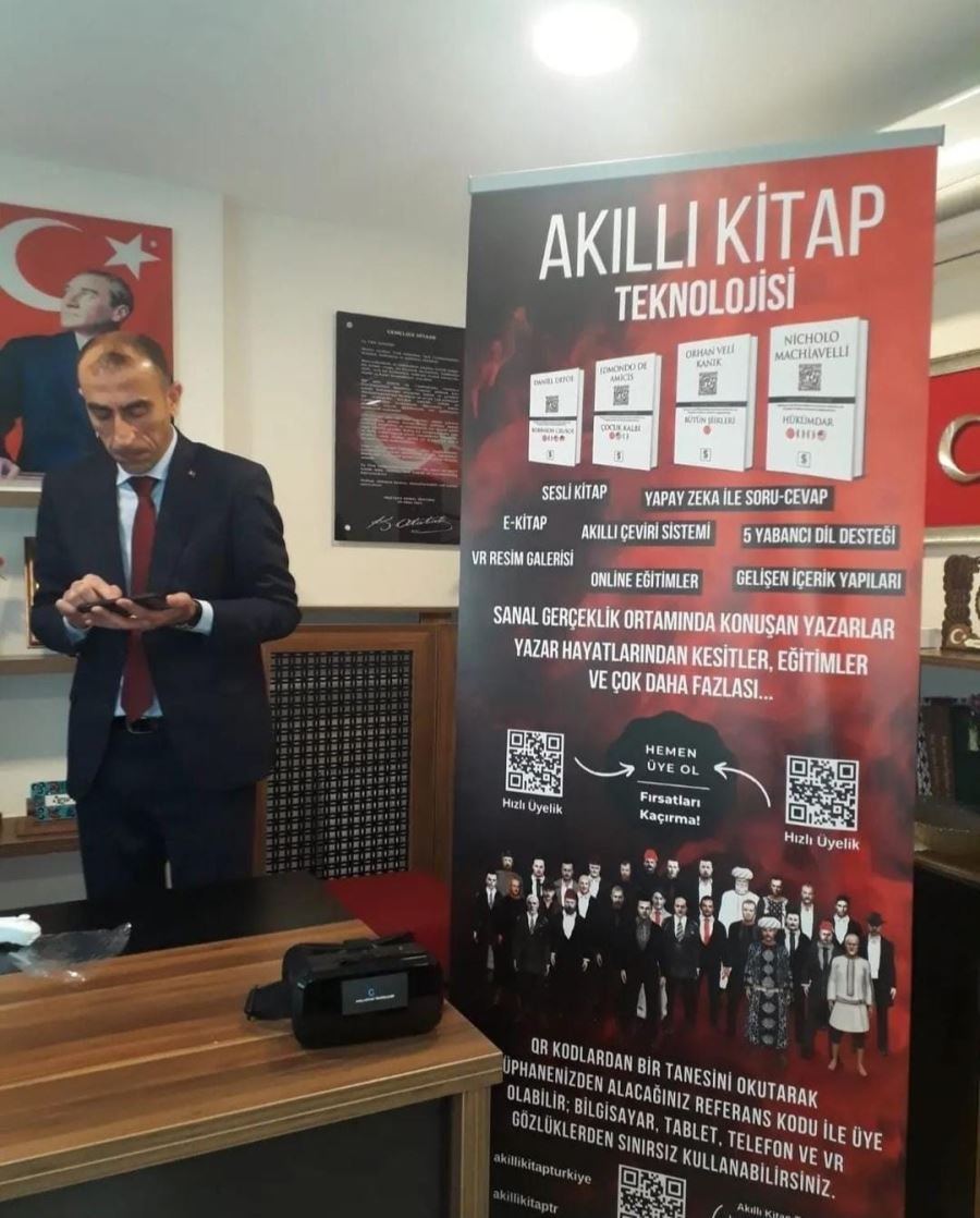 KÜLTÜR BAKANLIĞI İL HALK KÜTÜPHANELERİNİ AKILLI KİTAP TEKNOLOJİSİ İLE BULUŞTURDU!