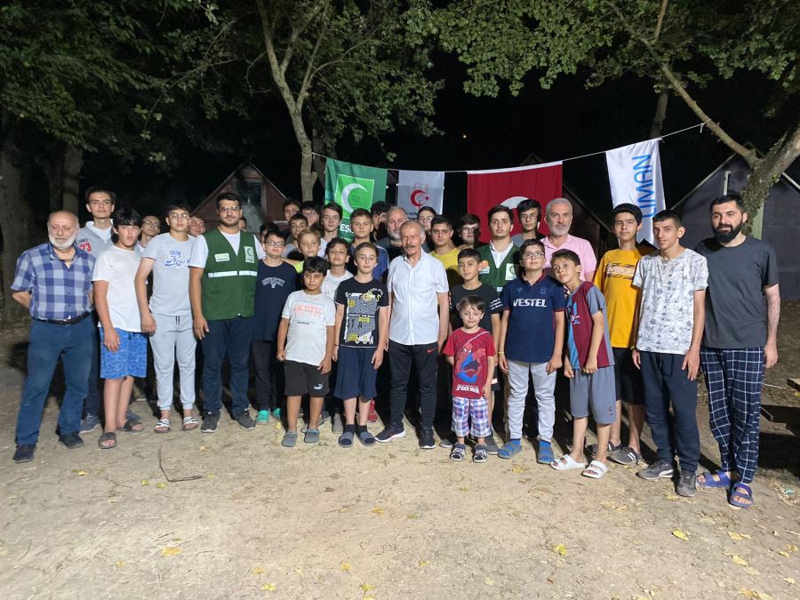 ATİLA AYDINER LİMAN GENÇLİK'İN KAMP ALANINI ZİYARET ETTİ