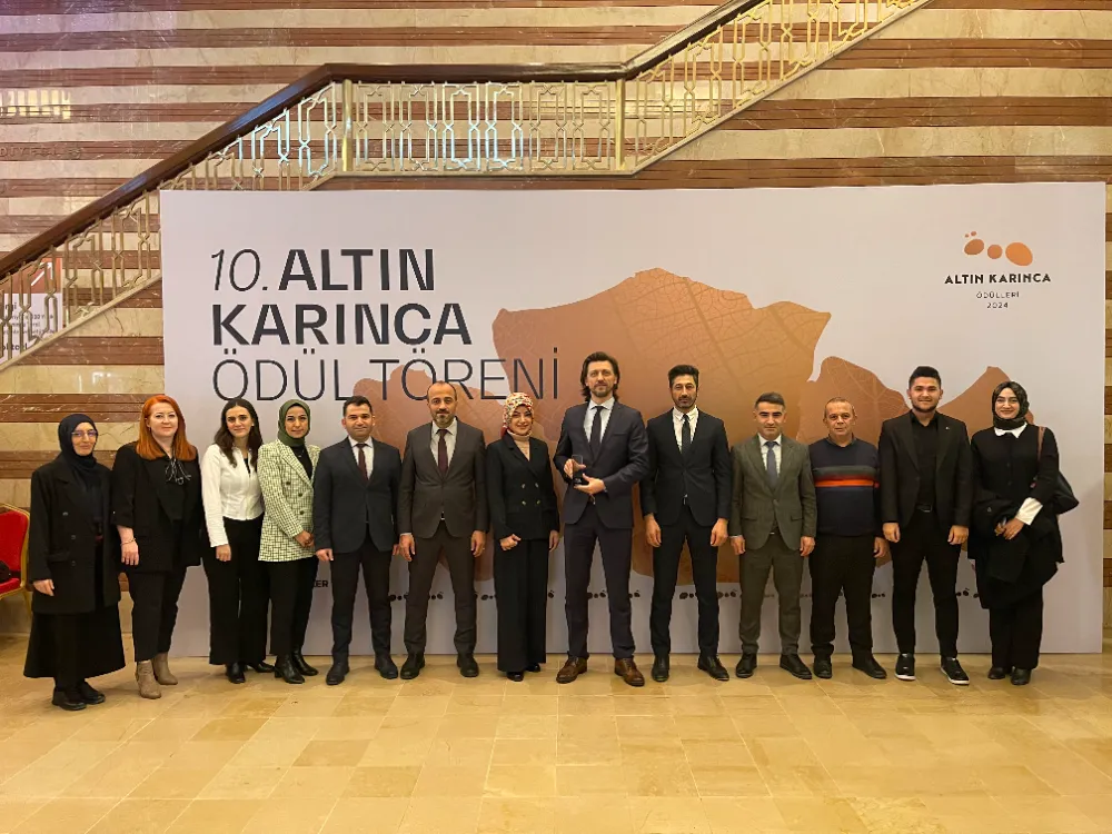 BAHÇELİEVLER BELEDİYESİ'NE ALTIN KARINCA ÖDÜLÜ