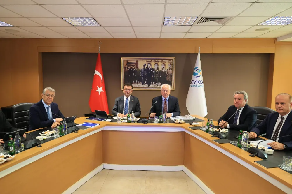 İBB BAŞKANI İMAMOĞLU'NDAN BAŞKAN KÖSELER'E TEBRİK ZİYARETİ