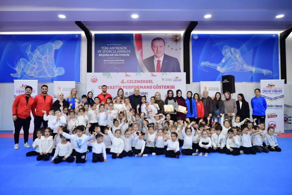 4. GELENEKSEL JİMNASTİK GÖSTERİSİ, BAŞKAN TURAN'IN KATILIMIYLA GERÇEKLEŞTİRİLDİ